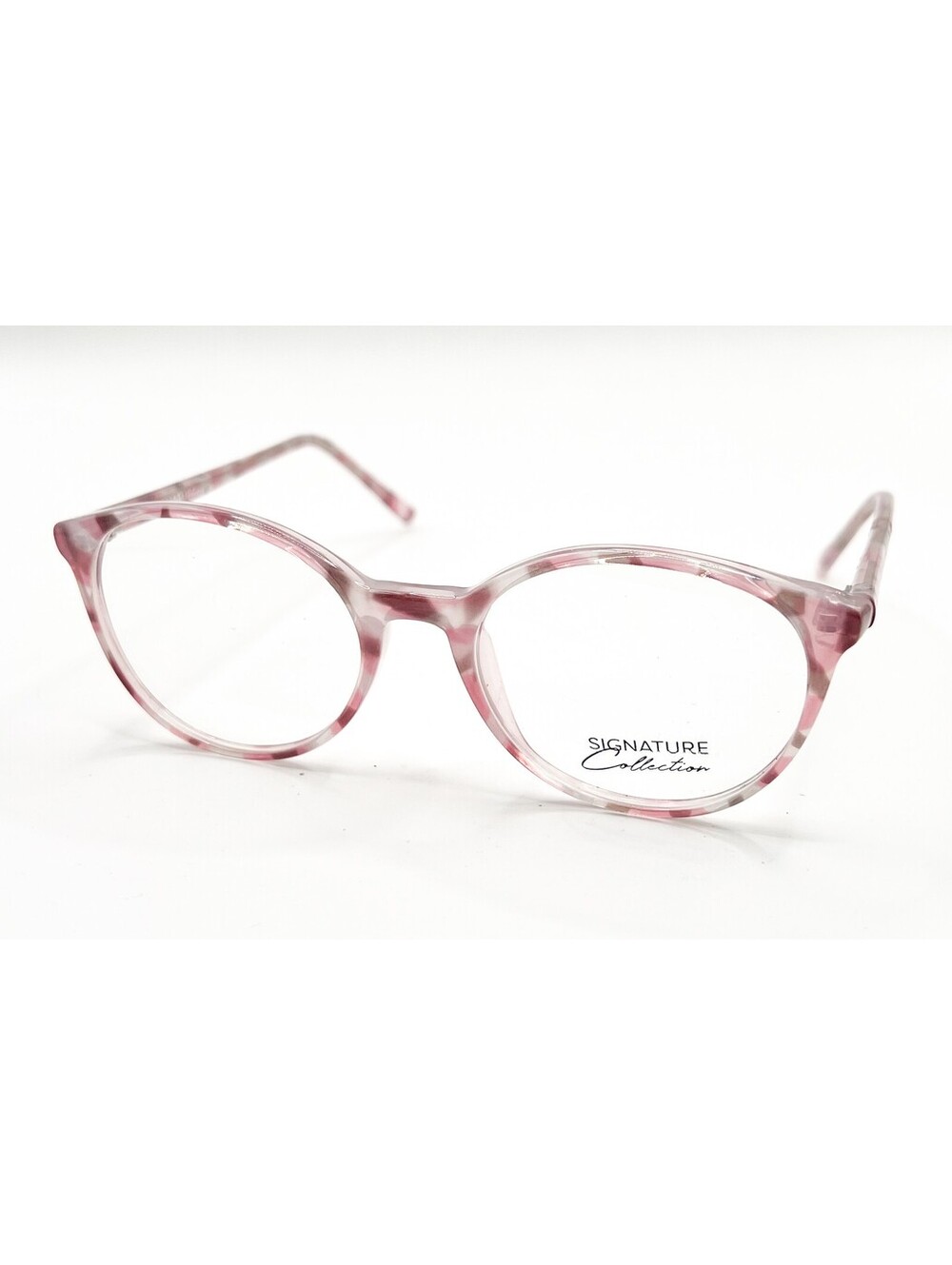 Signature S7028 Dark Pink Tortoise Authentic Eyeglasses 51-20-145